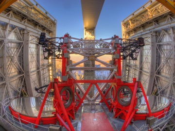 Large Binocular Telescope (Credit: LBTO)