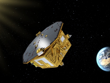 Visualisierung LISA Pathfinder (Credits: ESA–C.Carreau) Visualisierung LISA Pathfinder (Credits: ESA–C.Carreau)